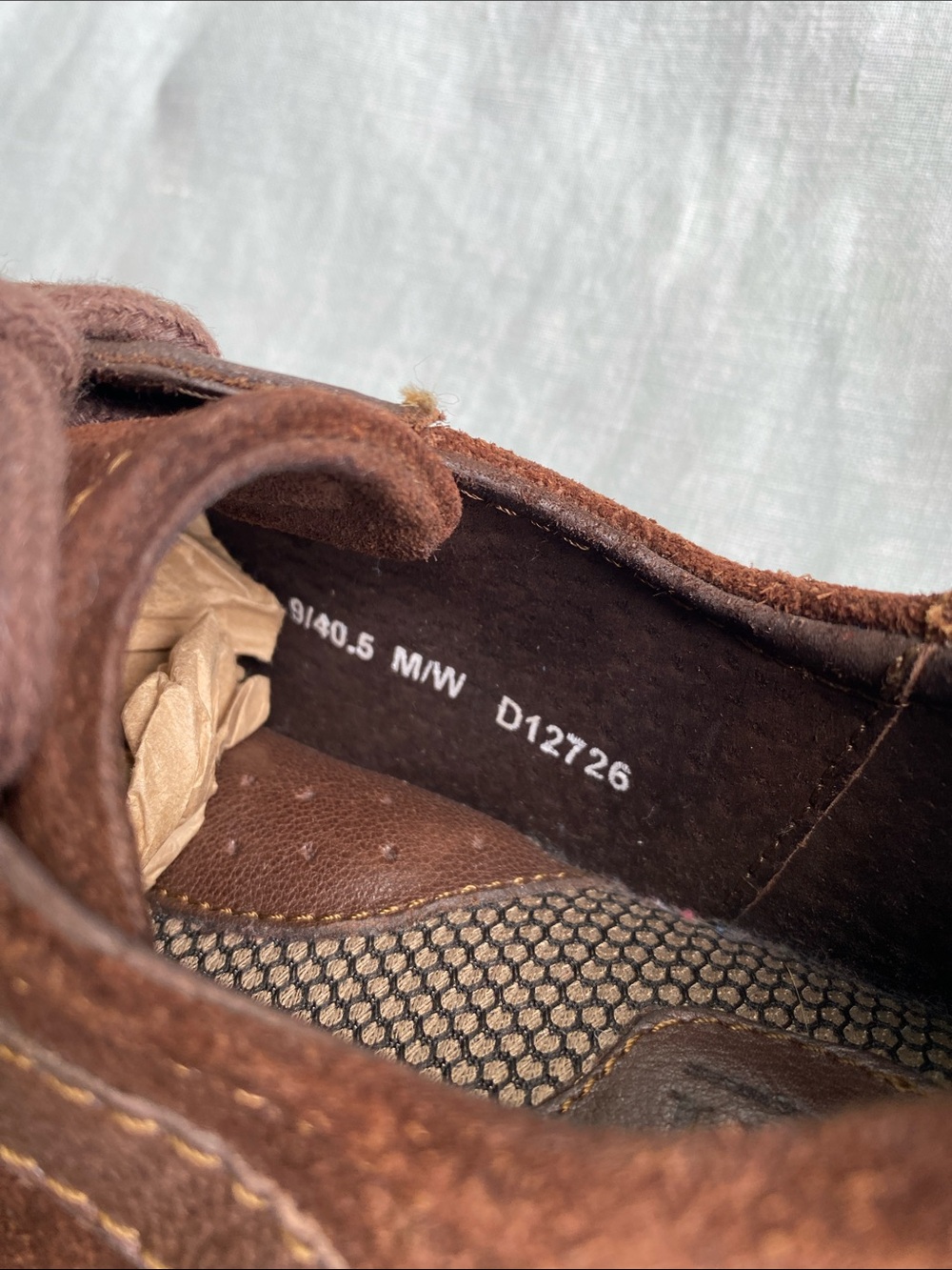 Born brown leather suede Sommer dress sneakers - Picture 14 of 15